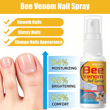 VenusVelvet Bee Venom Nail Spray — Harden, Smooth & Protect in Just 2 Days