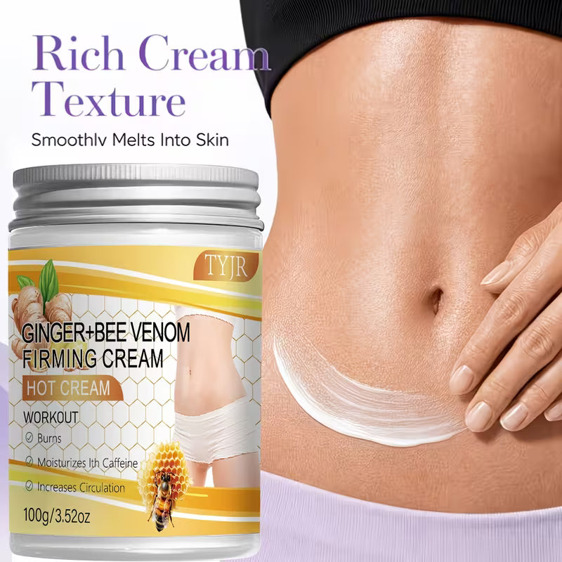 VenusVelvet Ginger + Bee Venom Firming Hot Cream — Sculpt, Tone & Tighten
