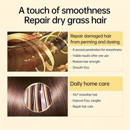 PURC 8S Revitalizes Hot Dyeing Damaged Hair Mask — Salon-Grade Repair in Seconds