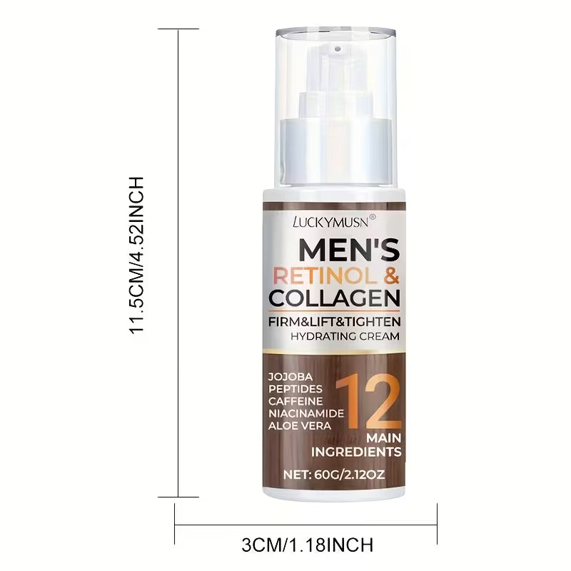 VenusVelvet™ Men's Retinol & Collagen Firm, Lift & Tighten Day & Night Moisturiser