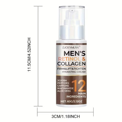 VenusVelvet™ Men's Retinol & Collagen Firm, Lift & Tighten Day & Night Moisturiser