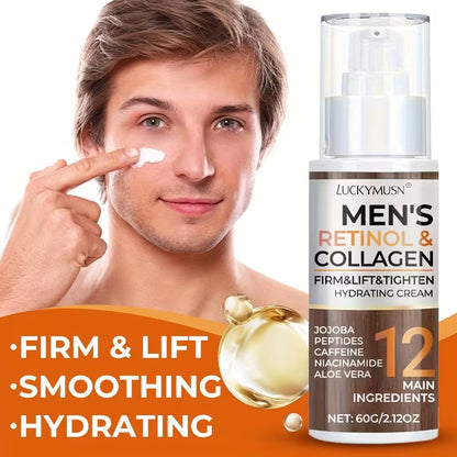 VenusVelvet™ Men's Retinol & Collagen Firm, Lift & Tighten Day & Night Moisturiser