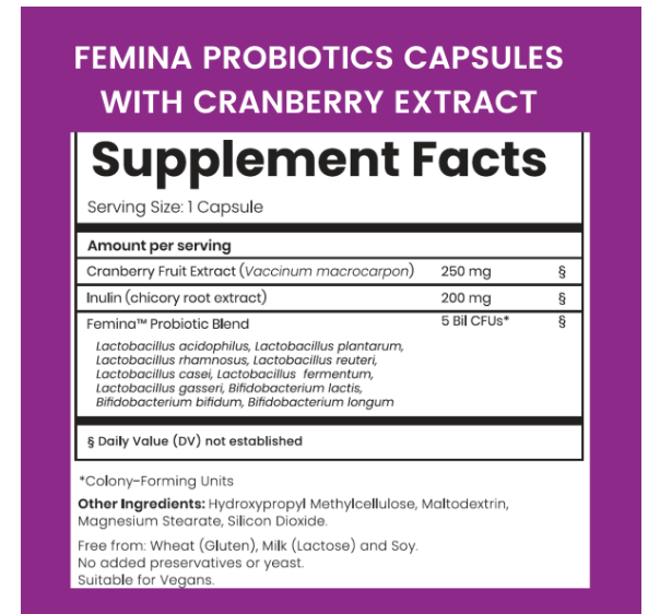 Venusvelvet Femina Combo — Cookie Fresh Probiotics + Boric Acid & 10 Probiotic Strains