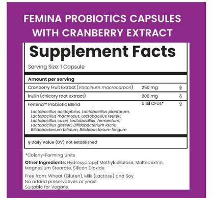 Venusvelvet Femina Combo — Cookie Fresh Probiotics + Boric Acid & 10 Probiotic Strains