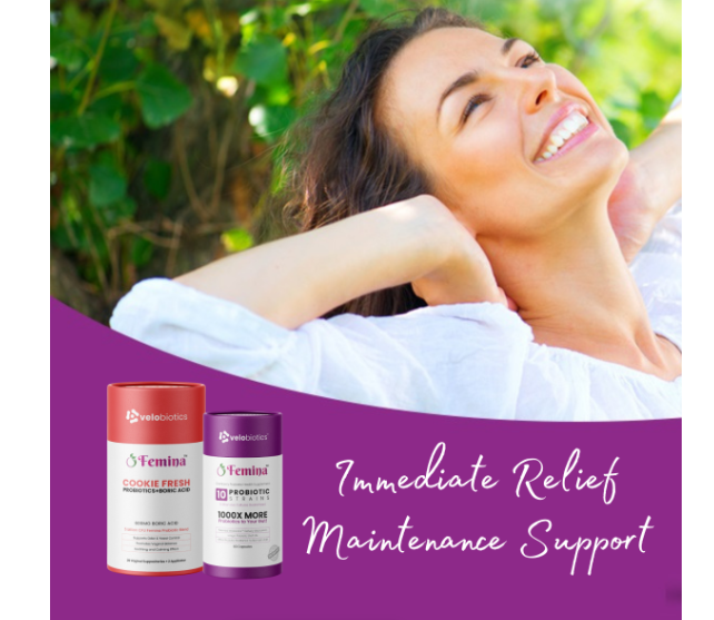 Venusvelvet Femina Combo — Cookie Fresh Probiotics + Boric Acid & 10 Probiotic Strains