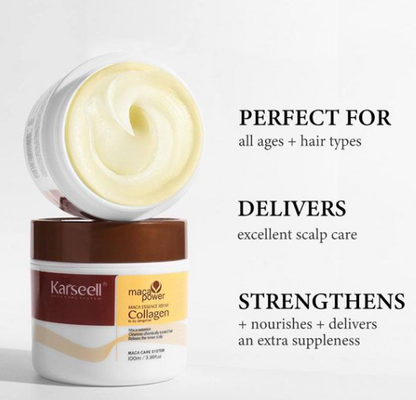 Venusvelvet Karseell Maca Power Collagen Hair Mask — Deep Repair & Scalp Nourishment 100ml