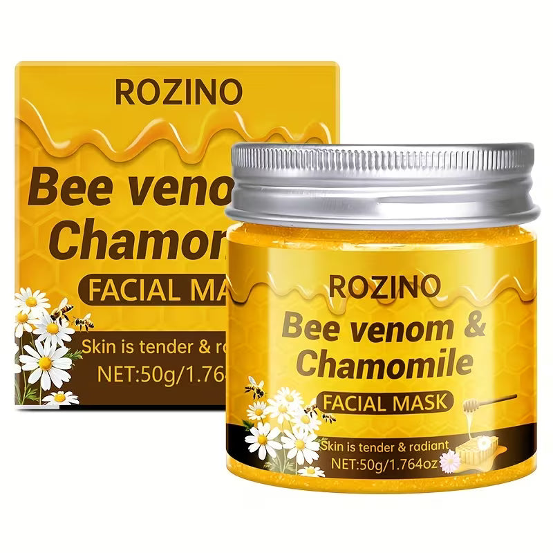 Rozino Bee Venom and Chamomile Facial Mask 50g - tender and radiant skin treatment