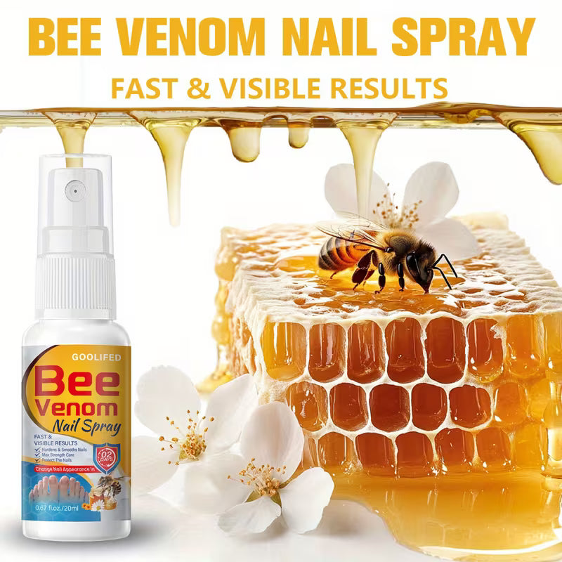 VenusVelvet Bee Venom Nail Spray — Harden, Smooth & Protect in Just 2 Days
