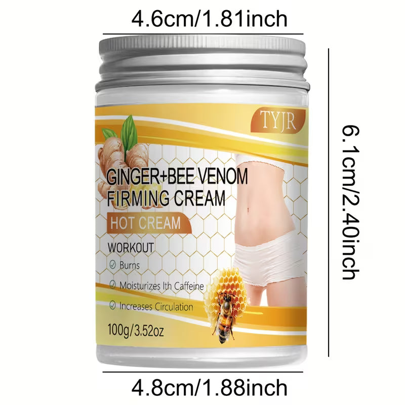 VenusVelvet Ginger + Bee Venom Firming Hot Cream — Sculpt, Tone & Tighten