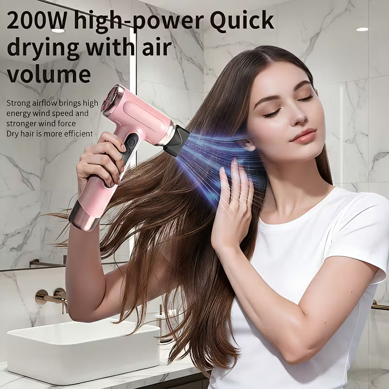 VenusVelvet™ Breeze Cordless Hot & Cold Hair Dryer