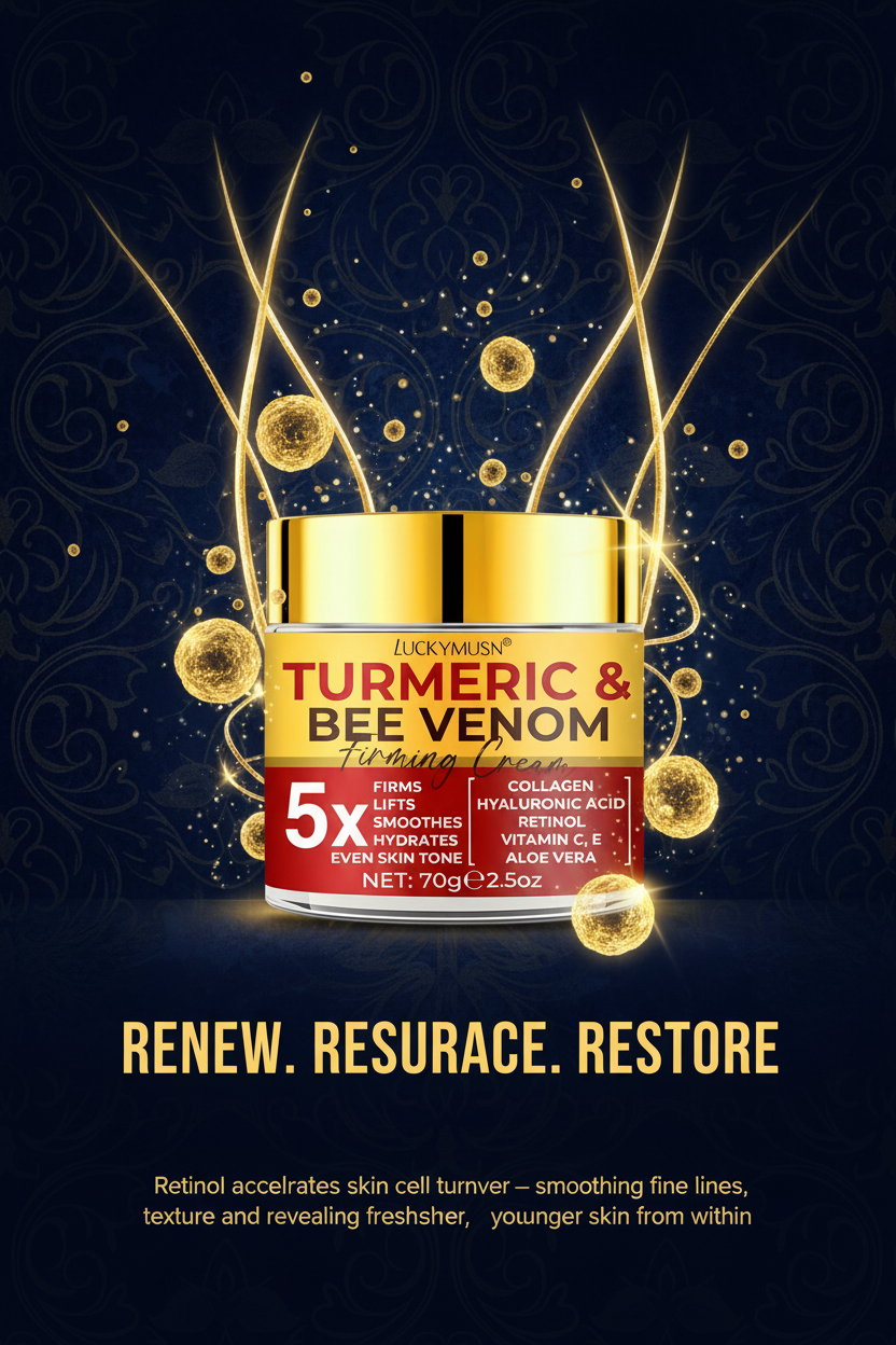 VenusVelvet™ Turmeric & Bee Venom Firming Cream
