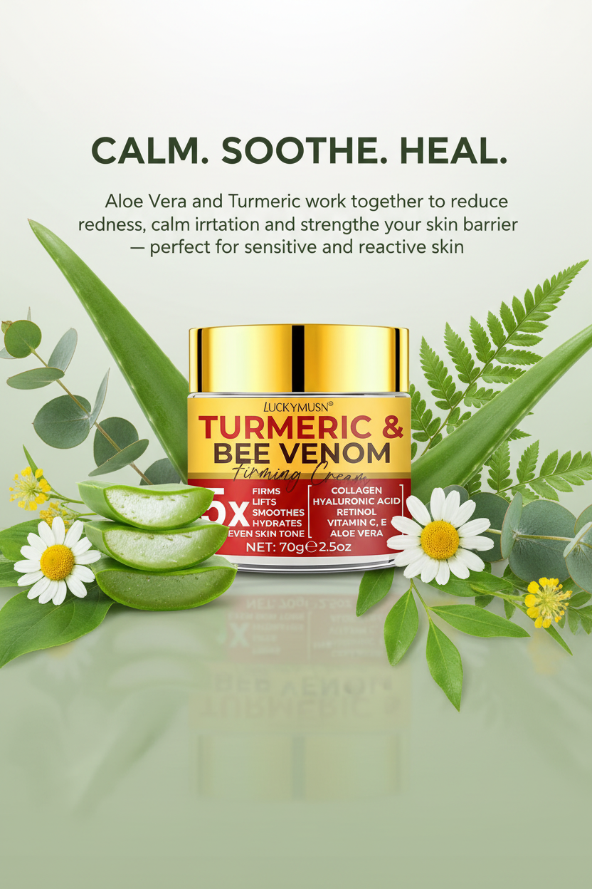 VenusVelvet™ Turmeric & Bee Venom Firming Cream
