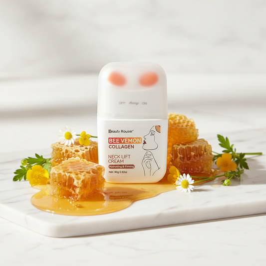 Visibly Firmer, Lifted Neck & Jaw line — Bee Venom Collagen Cream